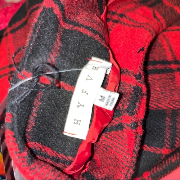 Red black plaid mini skirt school girl  Hyfve new nwt medium M - Picture 5 of 5